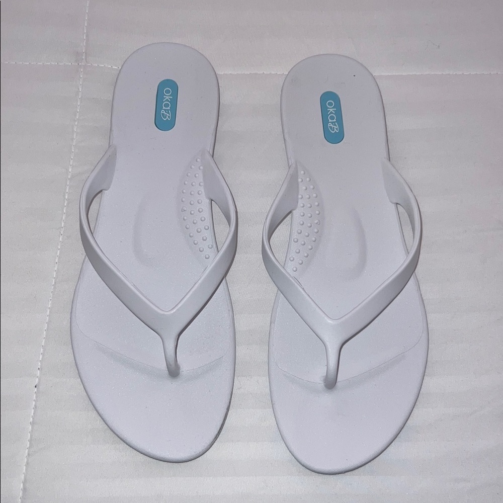 OKA b. White Sandals